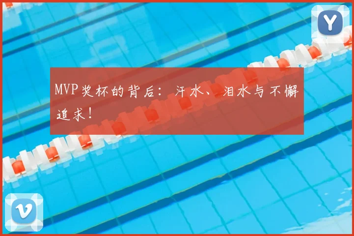 MVP奖杯的背后:汗水、泪水与不懈追求!